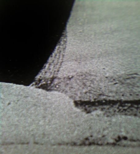from darkness down, photograph of a failure