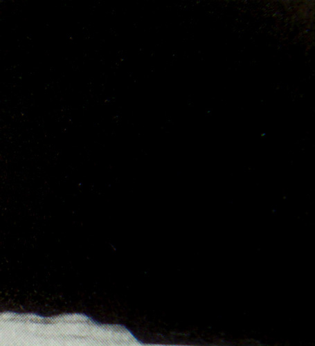 from darkness down, photograph of a failure